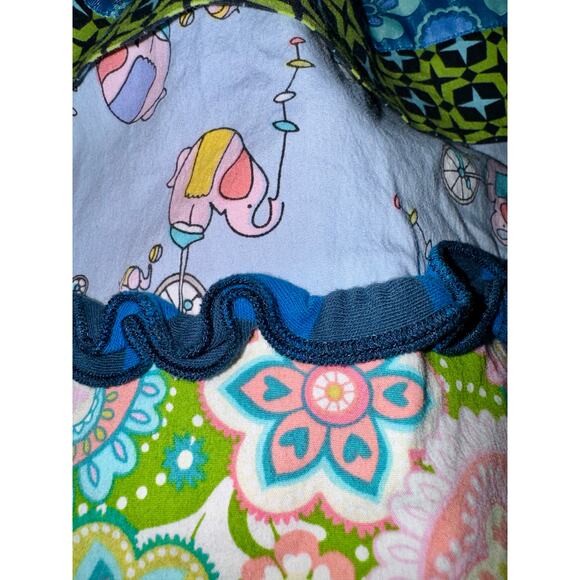 Matilda Jane Suitcase Butterfly Apron Dress Girls Size 6 Tiered Circus Floral - Picture 11 of 12